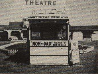 Lansing Drive-In Theatre - Ticket Booth - Photo From Rg (newer photo)